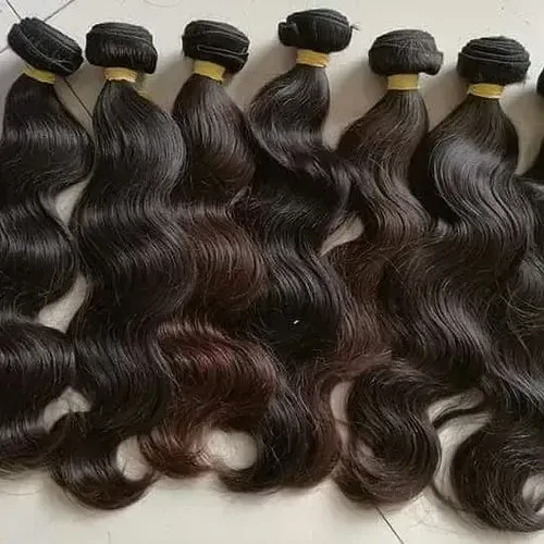 Natural remy human hair